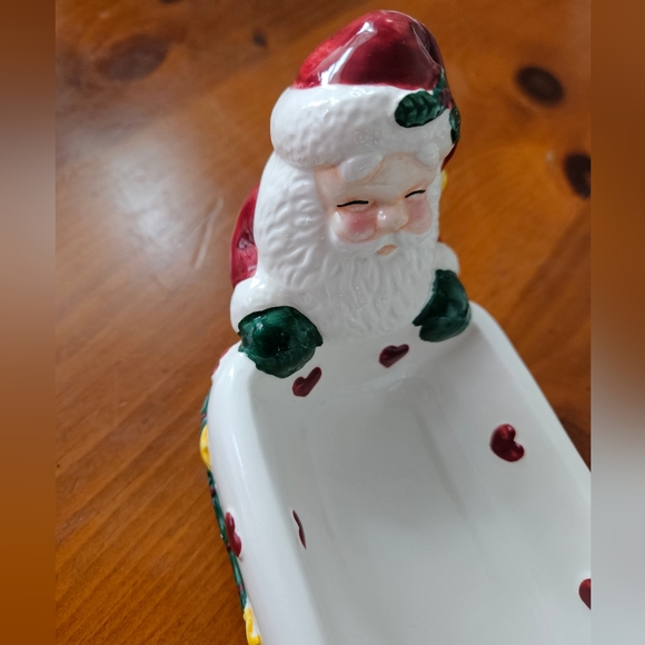 NWOT Christmas Snowman Santa Bowl Cracker Set - Picture 14 of 16